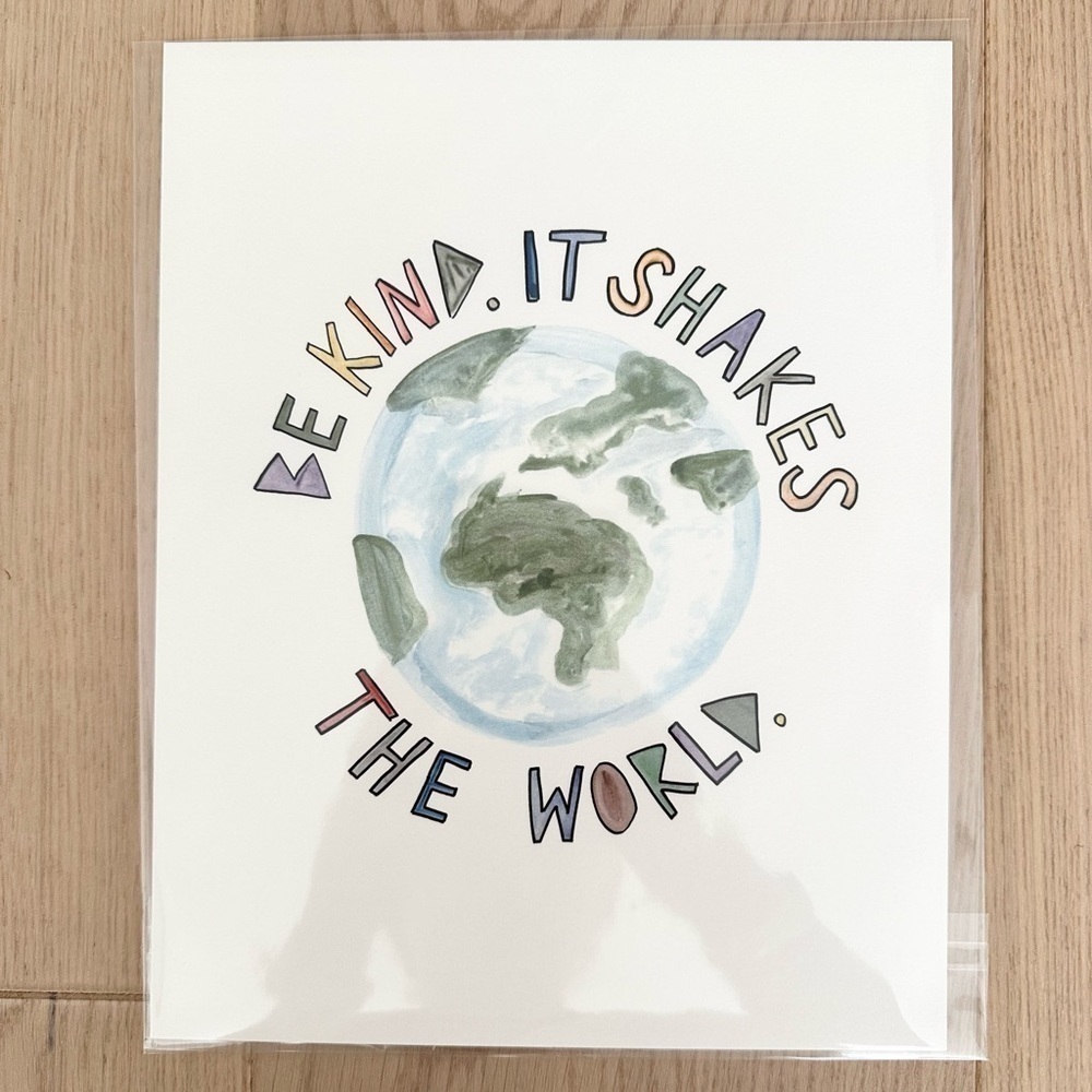 cleo wade “be kind” print